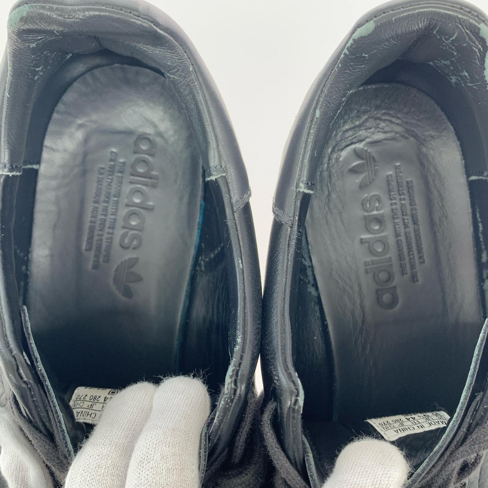 スニーカー adidas STAN SMITH LUX HQ6787 黒 (27) 28cm (US10 UK9 1/2 EU46) ブラック