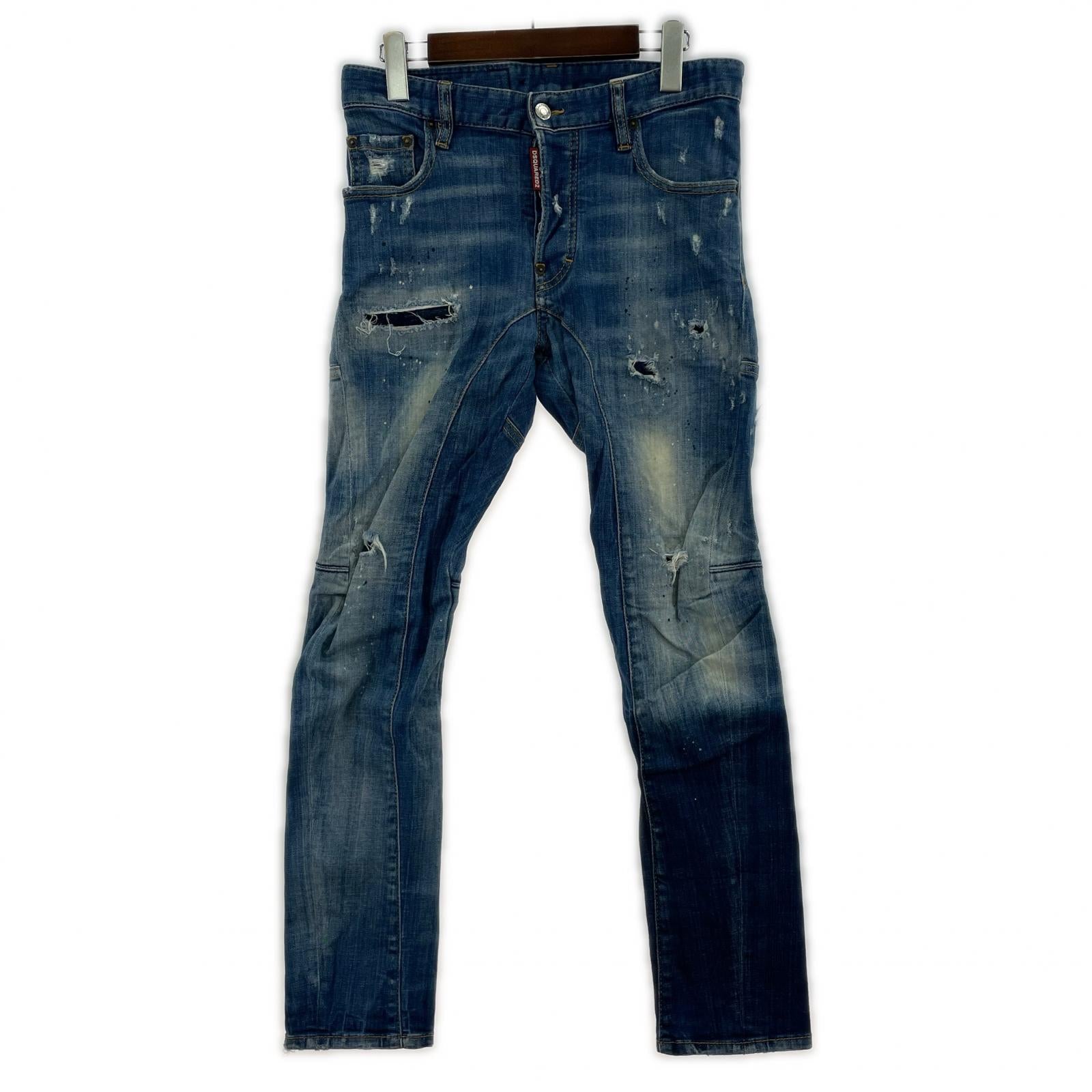 デニムパンツ DSQUARED2 TIDY BIKER インディゴ 42 42