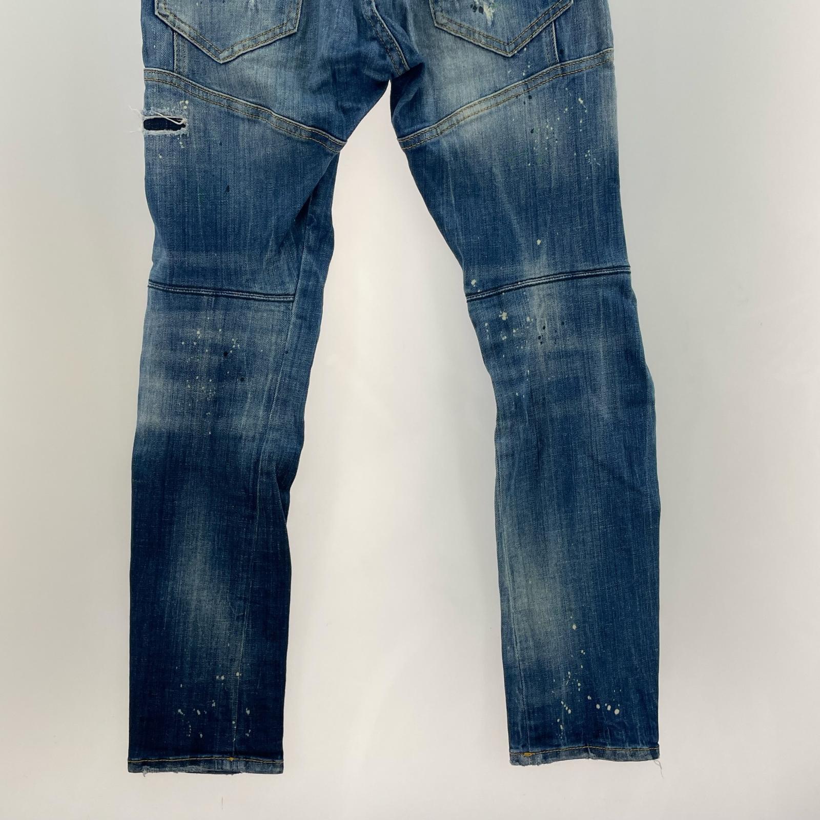 デニムパンツ DSQUARED2 TIDY BIKER インディゴ 42 42
