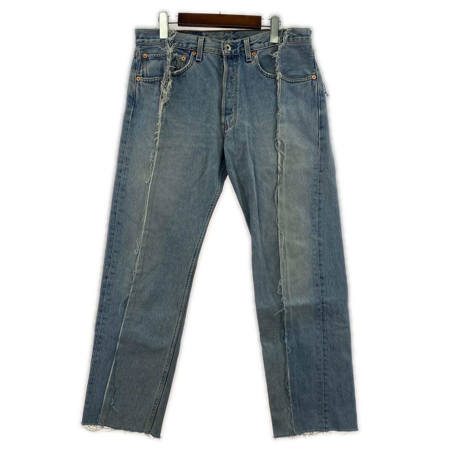 デニムパンツ 2nd existence Levi's 再構築 ブルー