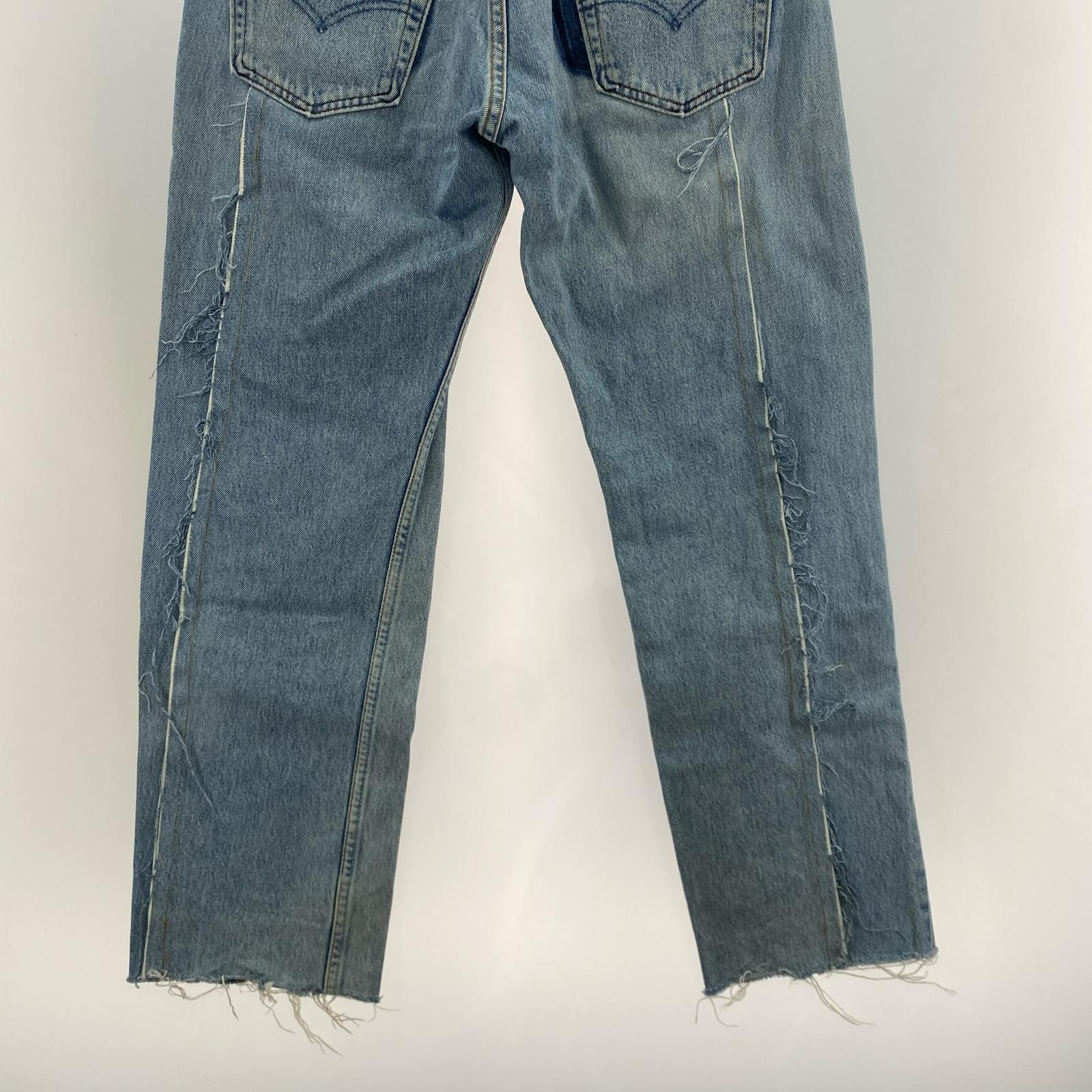 デニムパンツ 2nd existence Levi's 再構築 ブルー