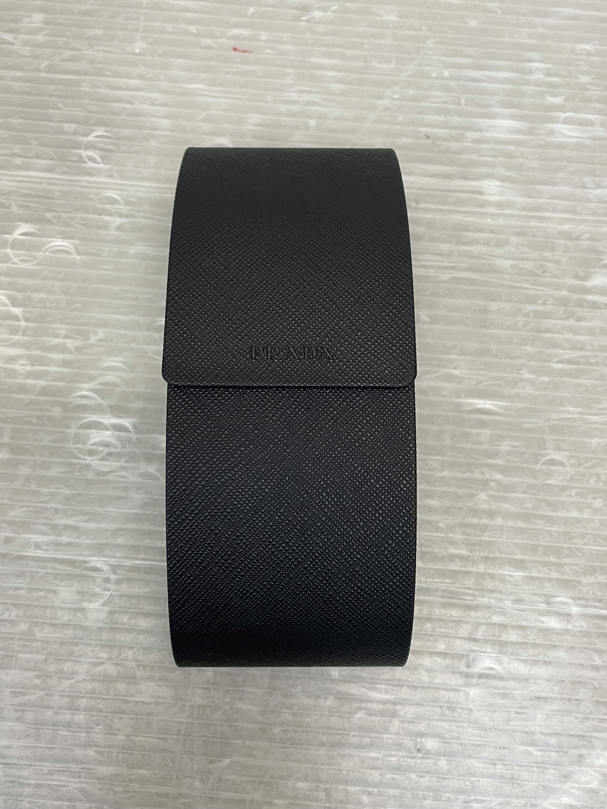 PRADA SPR02Z-F サイドロゴ レクタンギュラー サングラス 黒