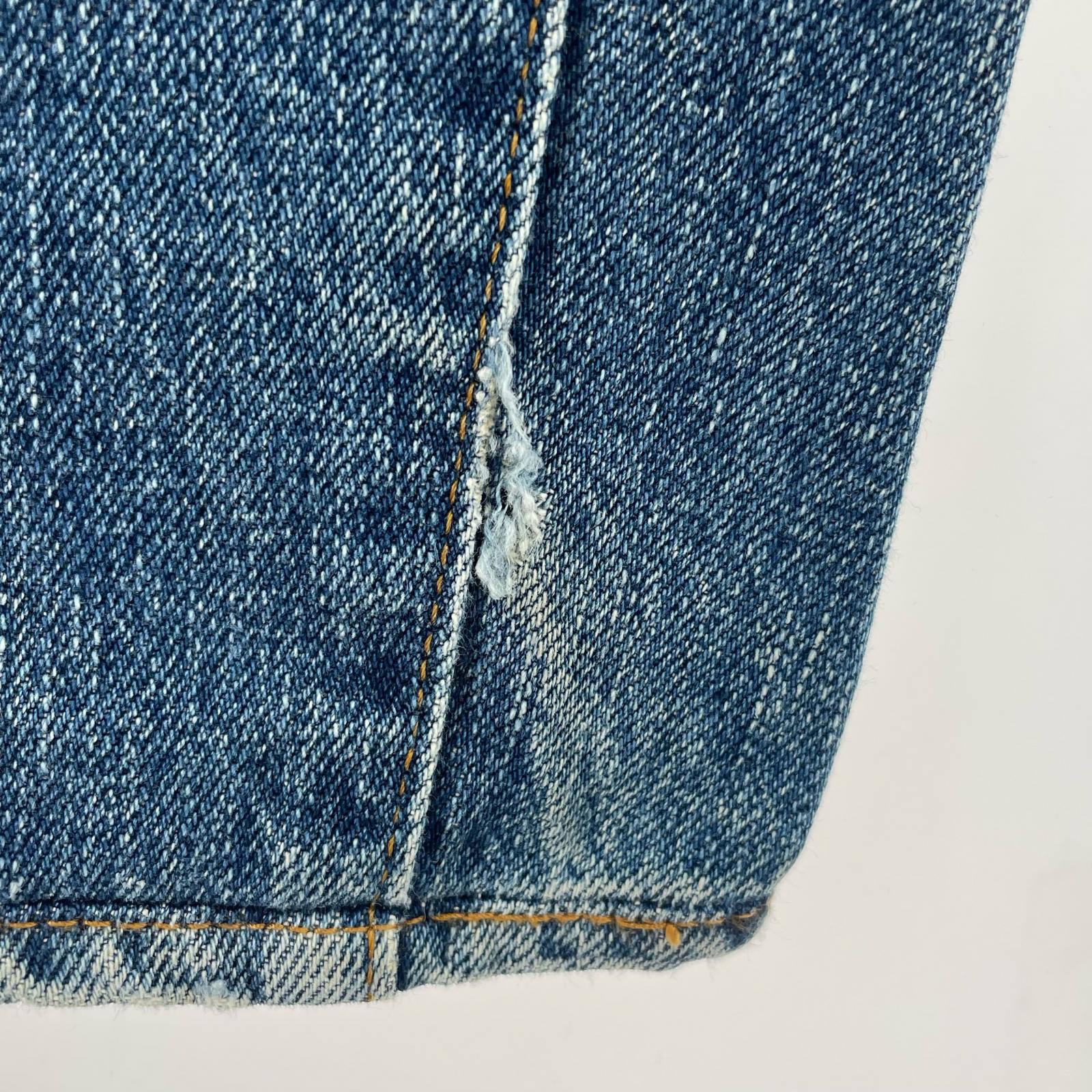 デニムパンツ CLASSIC STRAIGHT JEANS サックス