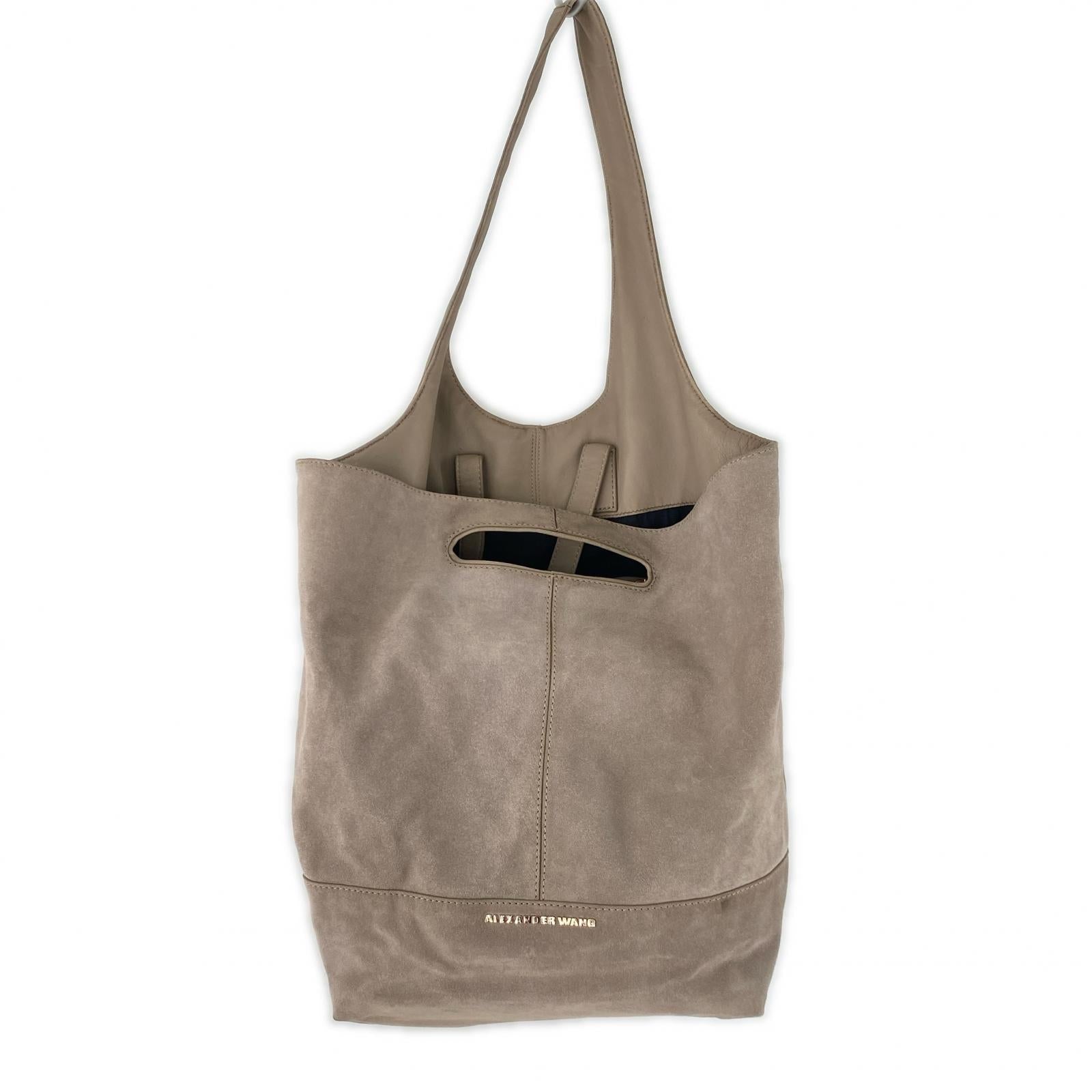 トートバッグ Alpha Shopper Tote Bag Suede ベージュ ベージュ