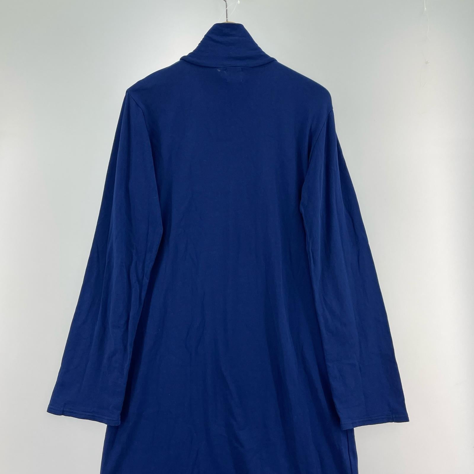 ワンピース COTTON LIGHT SWEAT ZIP DRESS 38 ブルー