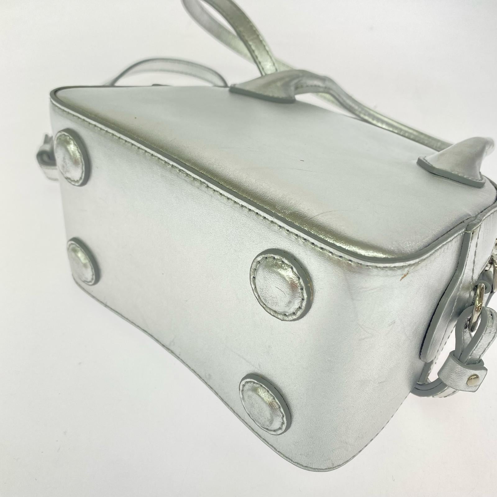 その他バッグ maison canau 2WAY バッグ シルバー キズ有 シルバー