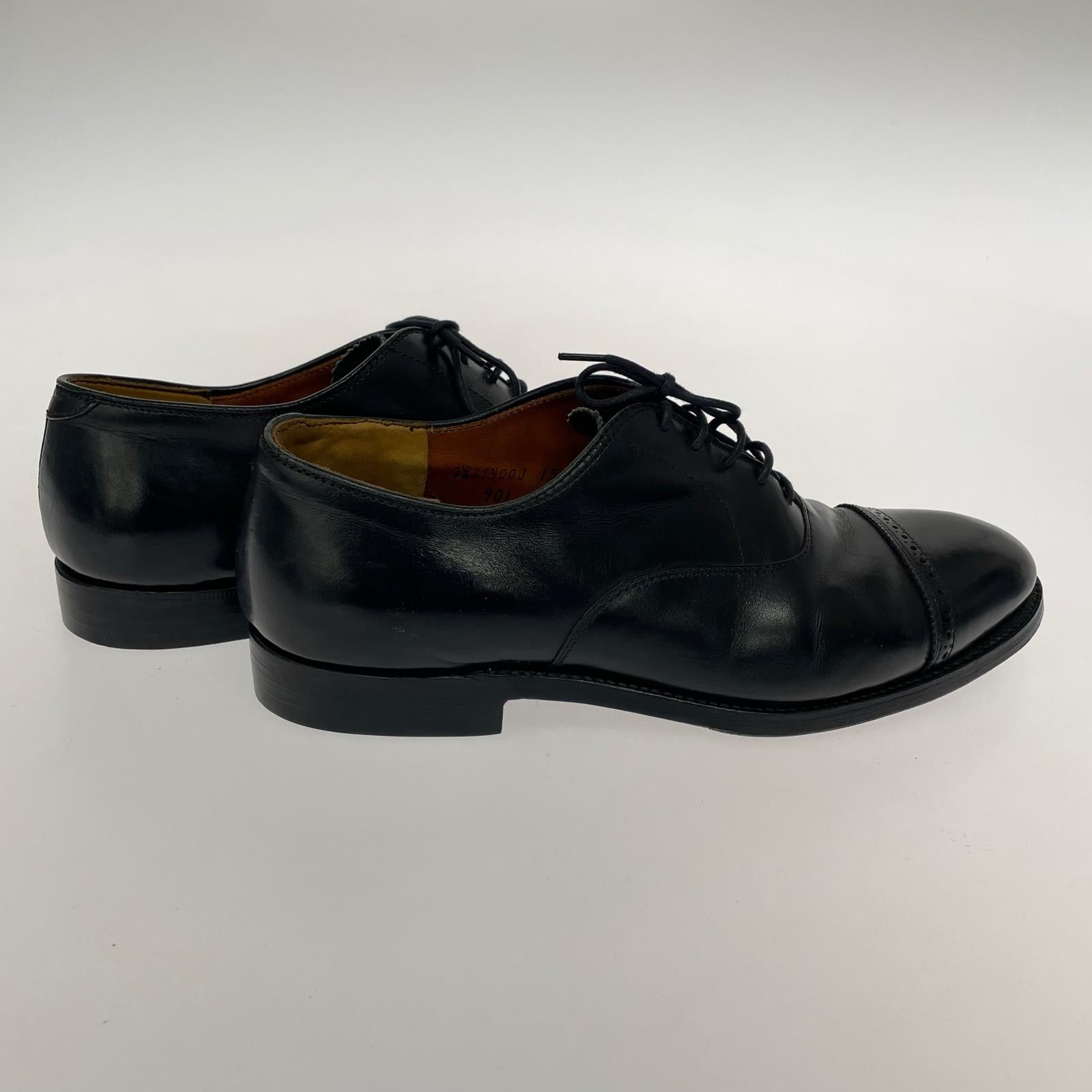シューズ ALDEN 901 STRAIGHT TIP BAL OXFORD BLACK ドレスシューズ 8 ブラック ブラック