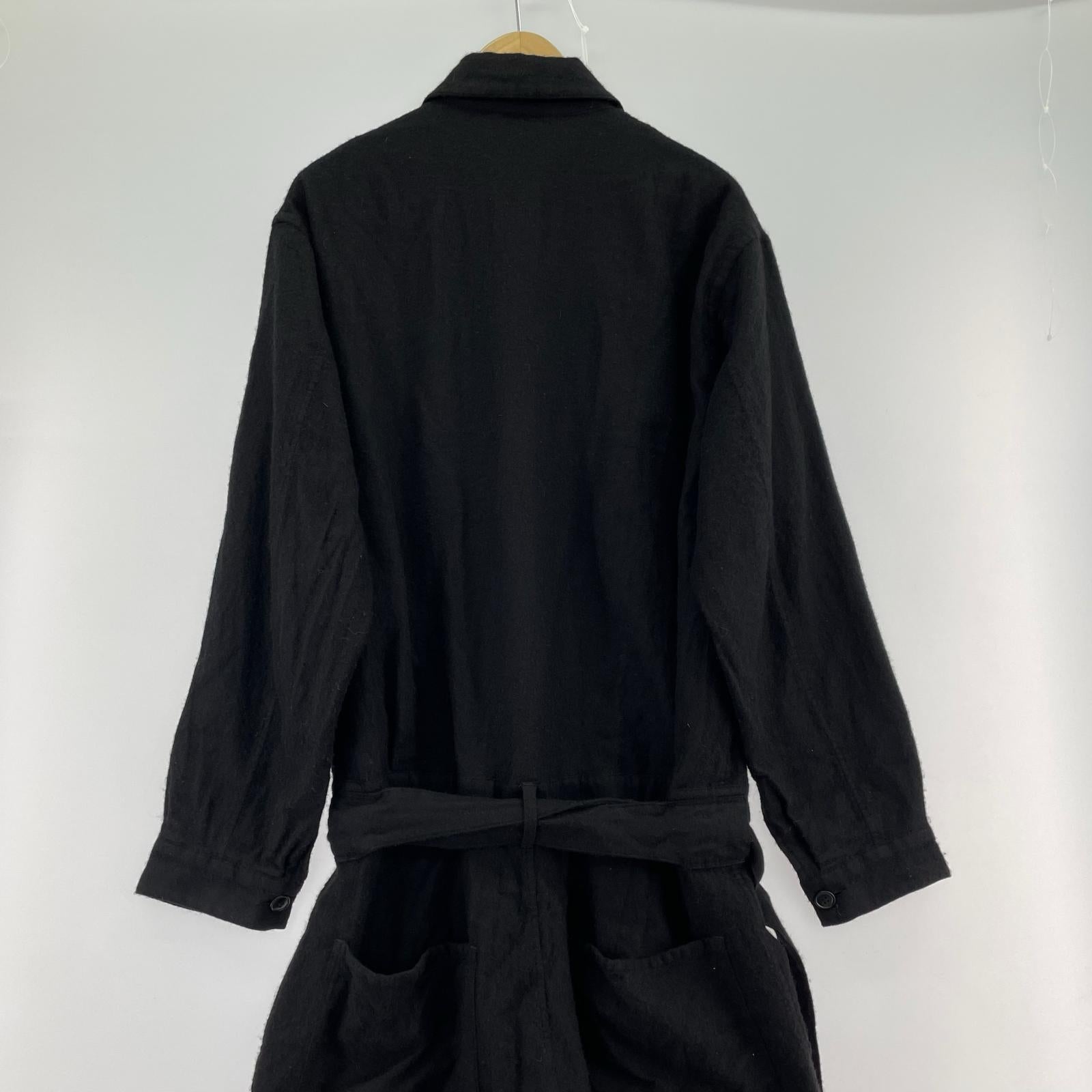 オーバーオール COMOLI 25AW カシミヤシルクオールインワン 2 ブラック 2 ブラック