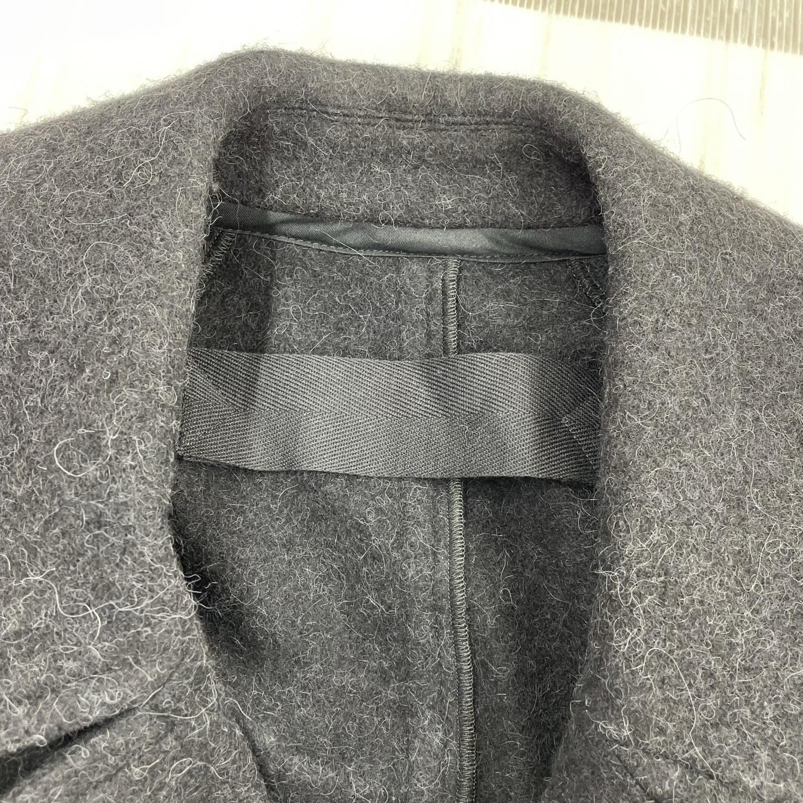 ジャケット LEMAIRE 25AW DUFFLE COAT アルパカウール ダッフルコート 44 グレー 44 グレー