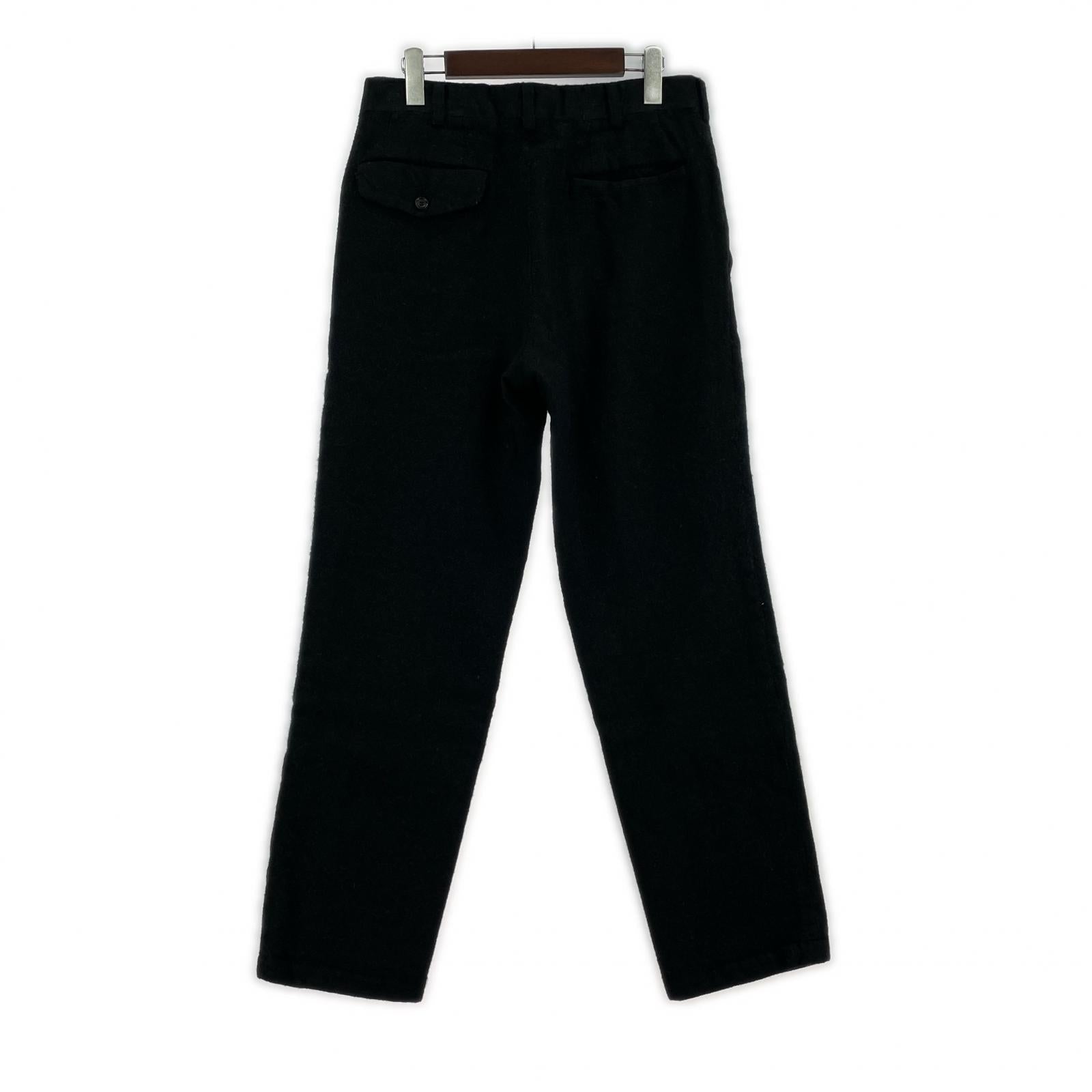 パンツ HOMME 03AW ウールスラックス S ブラック