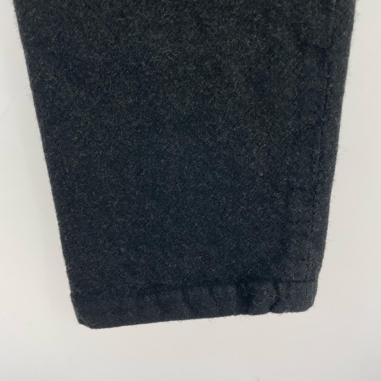 パンツ HOMME 03AW ウールスラックス S ブラック