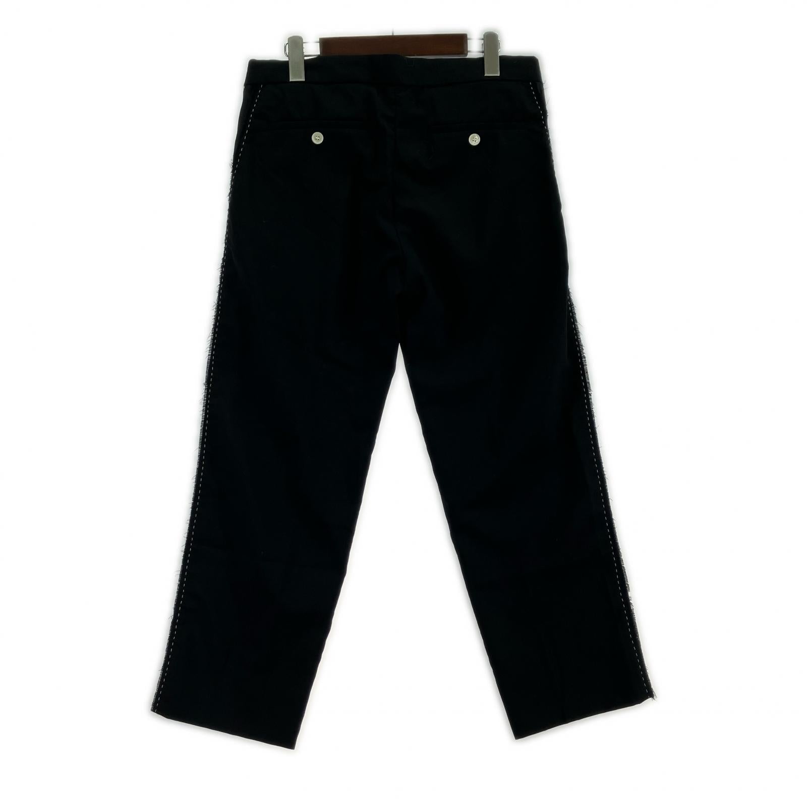 パンツ 17SS サイドステッチスラックス ブラック