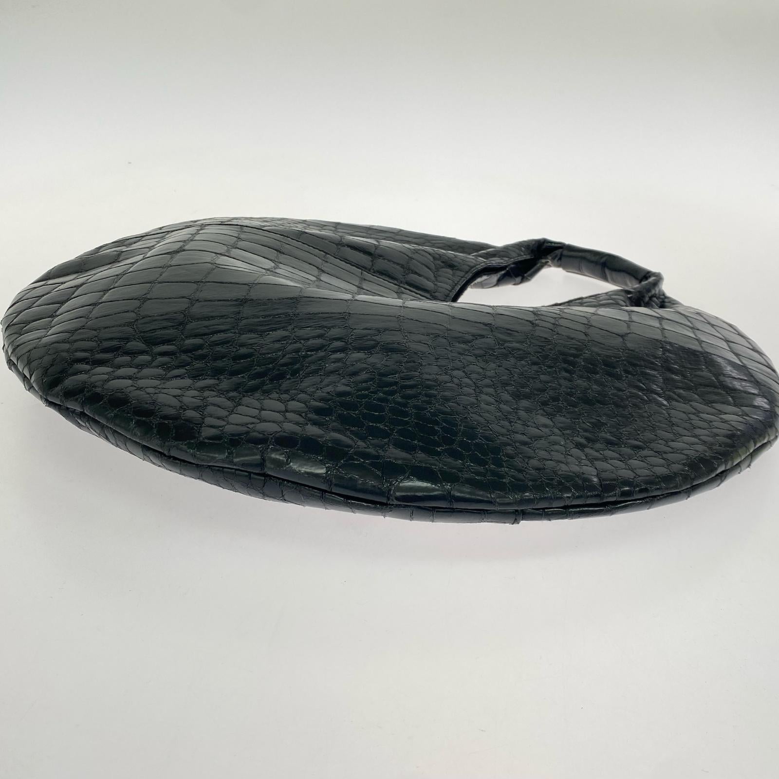 その他バッグ 20AW japanese circular tote bag クロコ ブラック