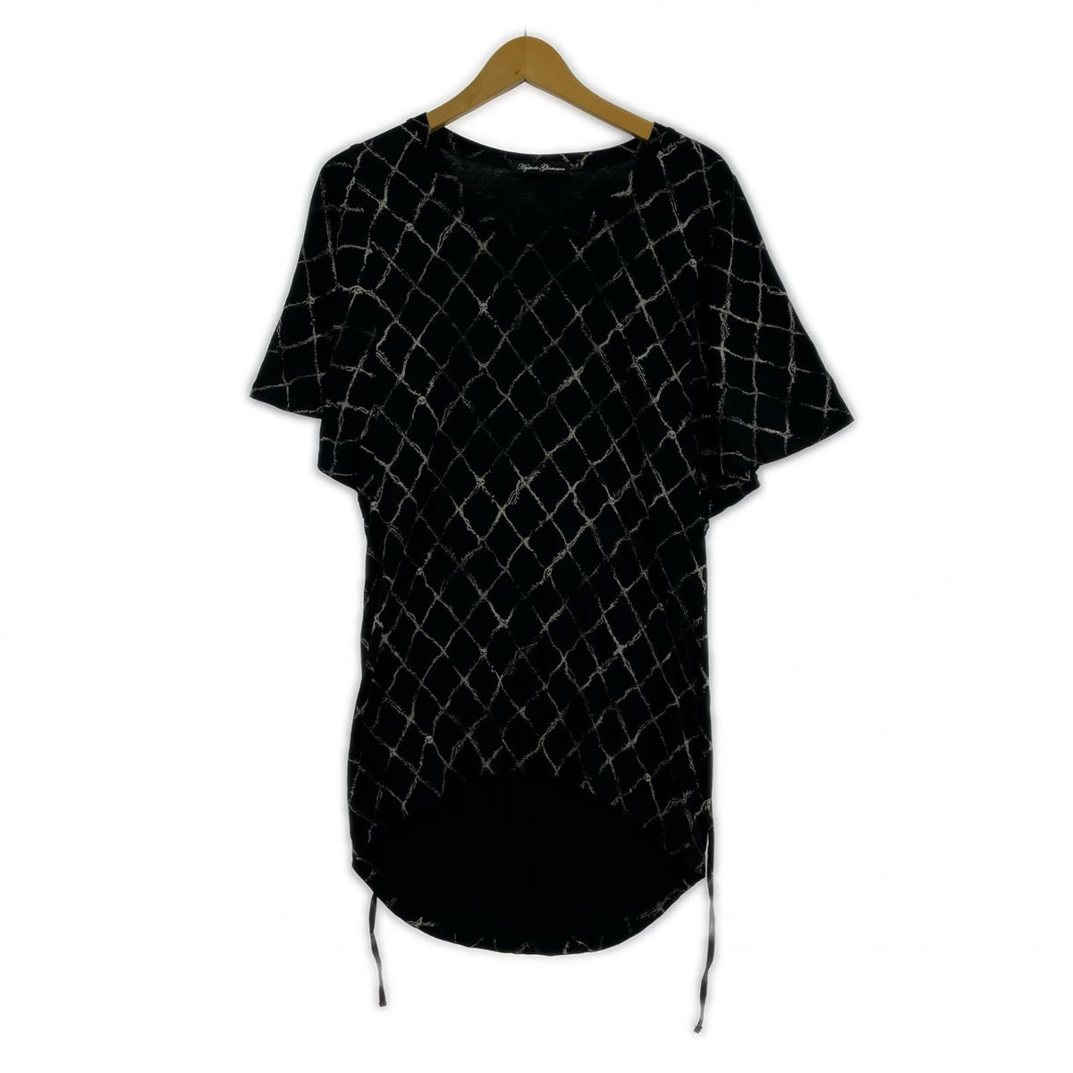 半袖Tシャツ 変形、blk フリー ブラック