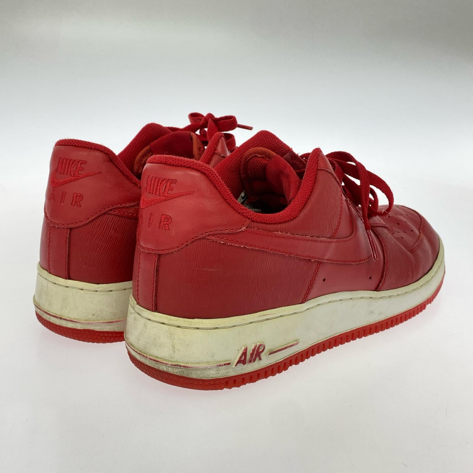 スニーカー AIR FORCE 1 赤(30.0) 30cm (US12 UK11 1/2 EU50) レッド