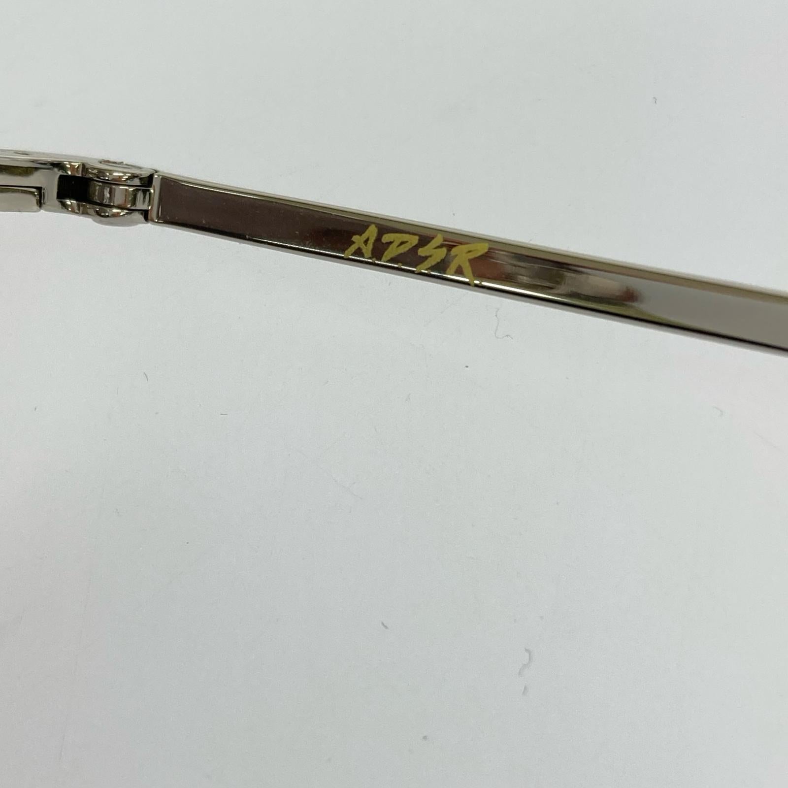 その他アクセサリー A.D.S.R. MORGAN 07 HAND MADE メタルフレーム ダブルブリッヂ サングラス シルバー