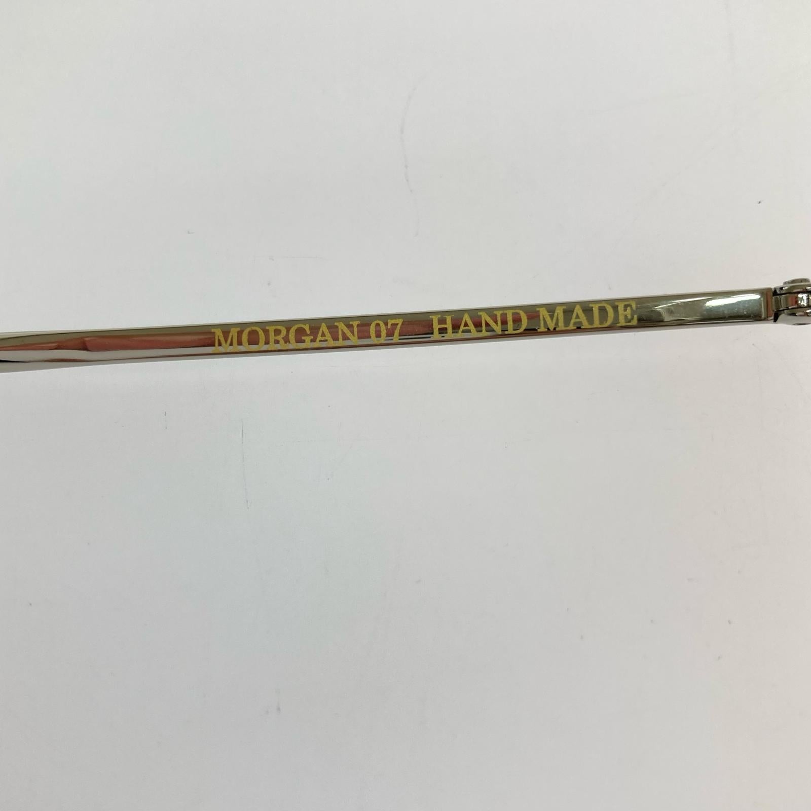 その他アクセサリー A.D.S.R. MORGAN 07 HAND MADE メタルフレーム ダブルブリッヂ サングラス シルバー