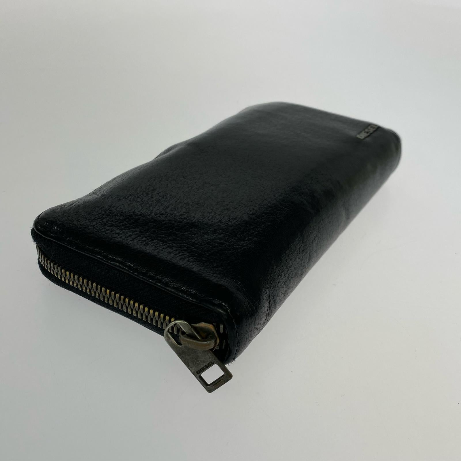 長財布 レザー 黒 ブラック