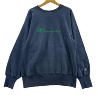 スウェット 90s メキシコ製 REVERSE WEAVE ネイビー (L) L ネイビー