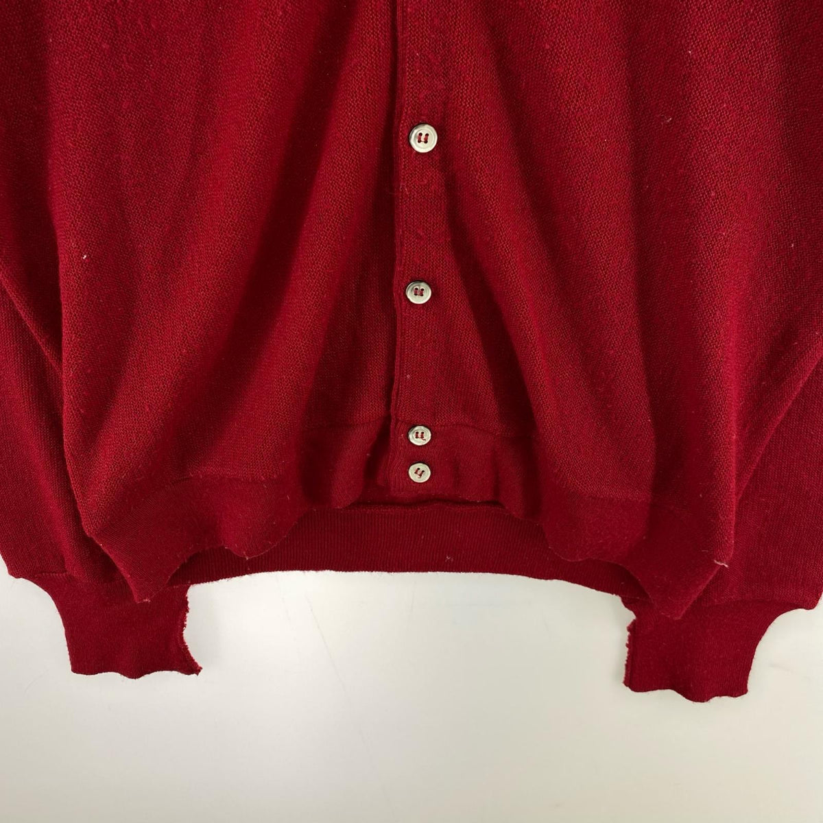 カーディガン IZOD USA製 赤(L) L レッド