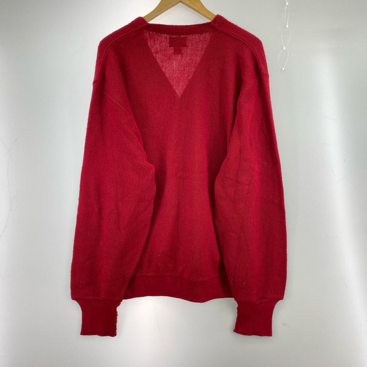 カーディガン IZOD USA製 赤(L) L レッド