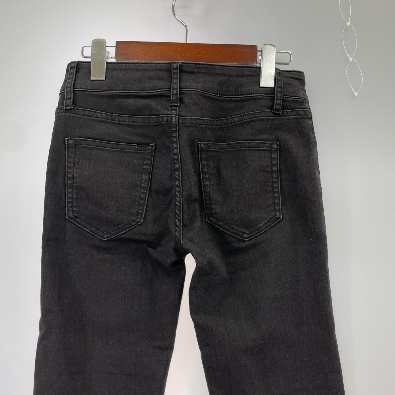 パンツ カメリアプリント クロップドパンツ 裾リボン ブラック