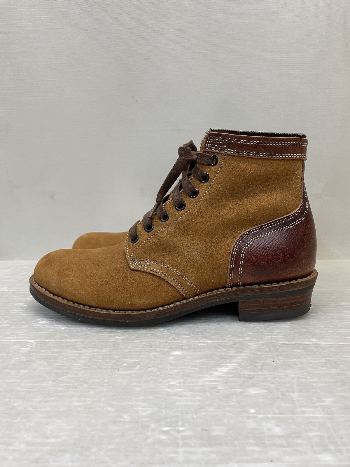 ブーツ VISVIM LAFAYETTE BOOTS-FOLK レースアップブーツ M8 茶