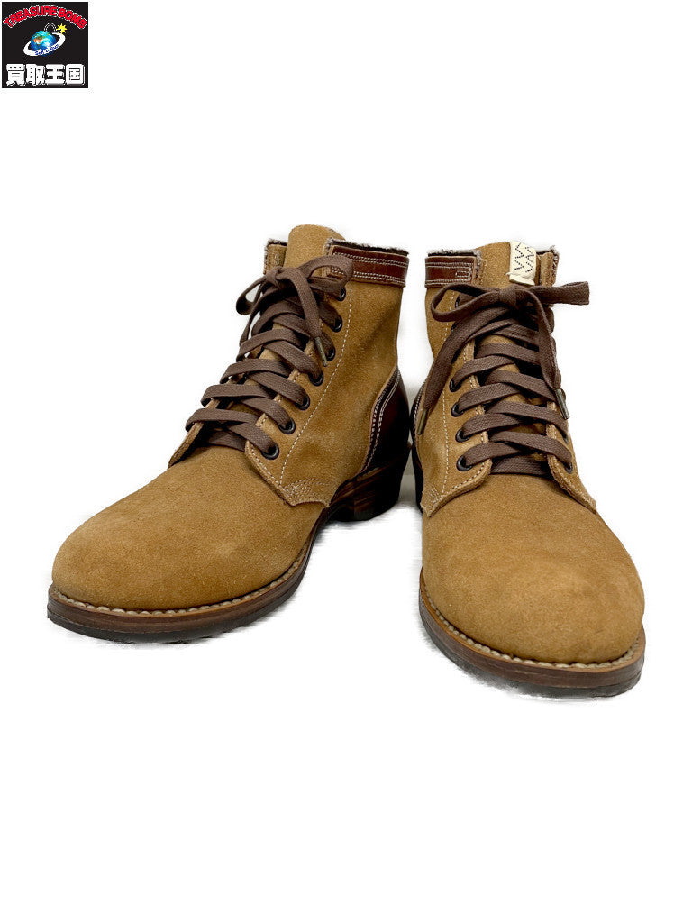 ブーツ VISVIM LAFAYETTE BOOTS-FOLK レースアップブーツ M8 茶