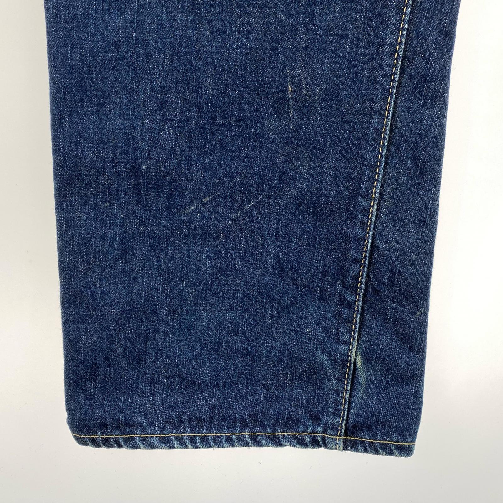 デニムパンツ BOOTLEGGERS Co 601XX セルビッチデニムパンツ W33 L32 インディゴ 33 ネイビー