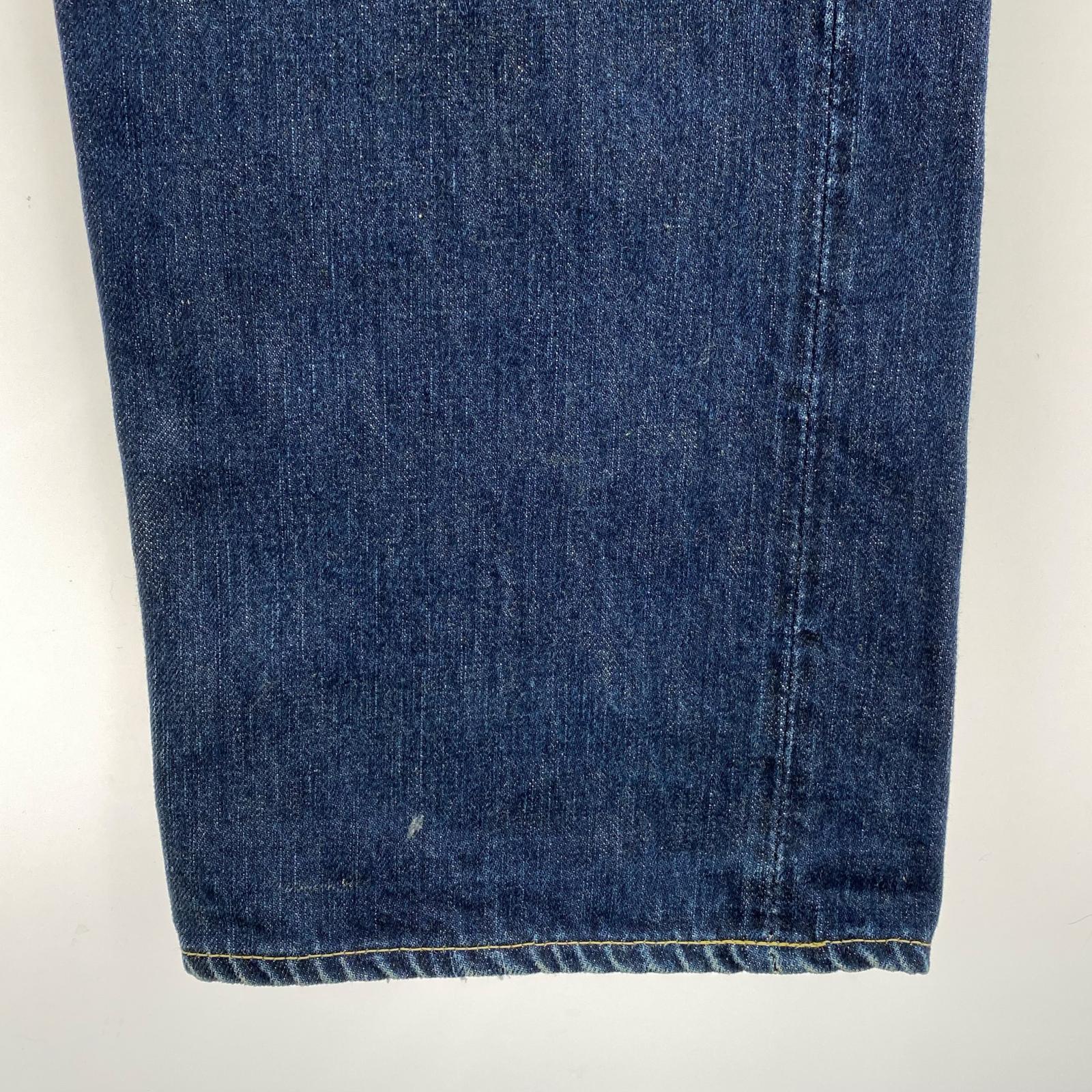 デニムパンツ BOOTLEGGERS Co 601XX セルビッチデニムパンツ W33 L32 インディゴ 33 ネイビー