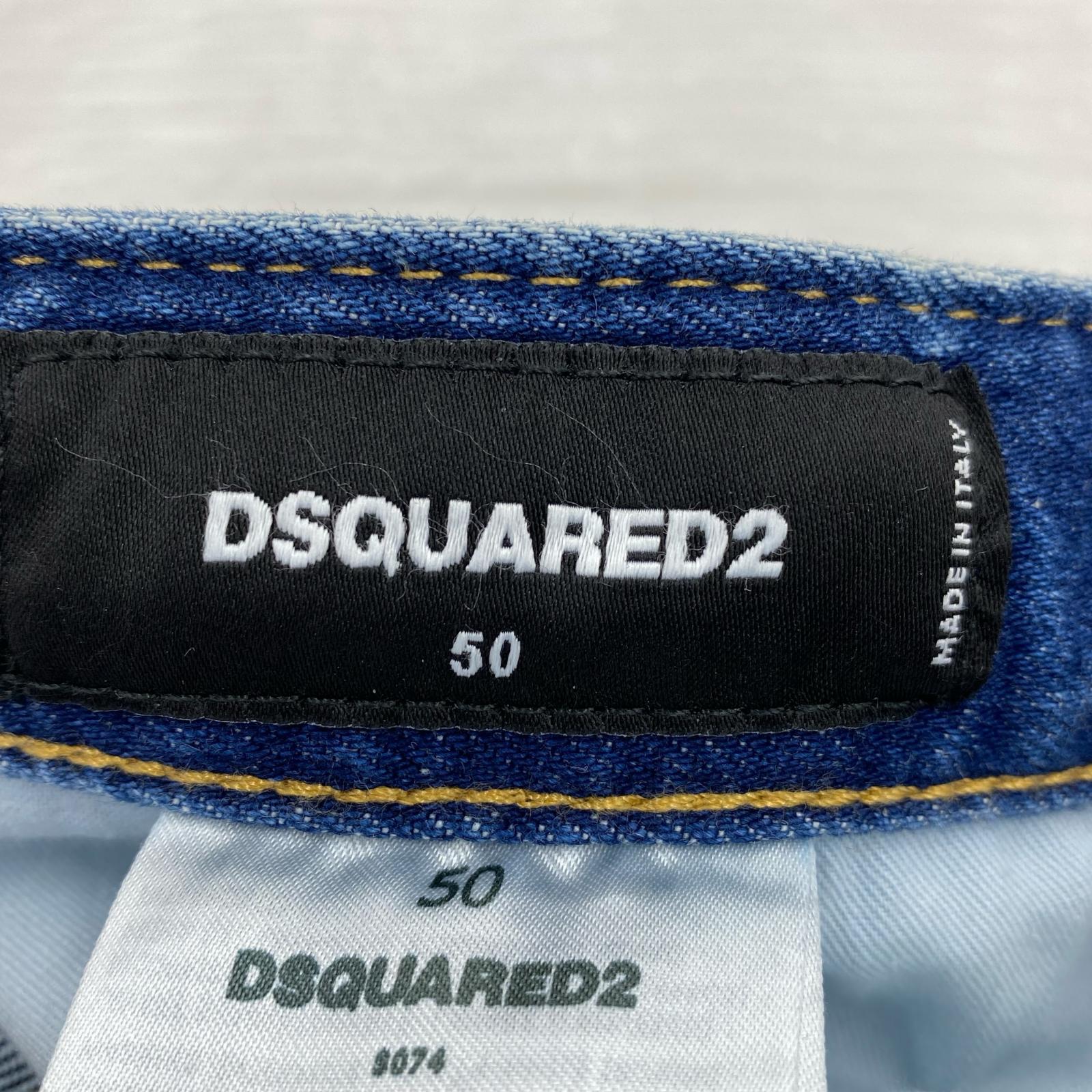 デニムパンツ DSQUARED2 24SS MEDIUM WORN OUT BOOTY WASH BRO 50 インディゴブルー 50 ブルー
