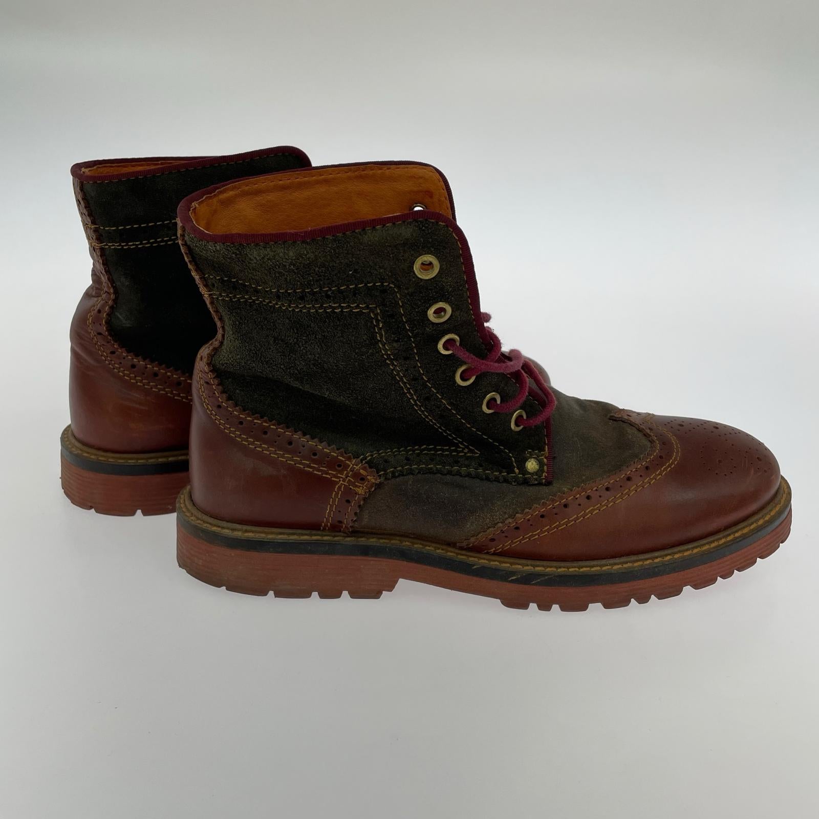 ブーツ D0021 レースアップブーツ 26.5cm 26.5cm (US8 1/2 UK8 EU43) ブラウン