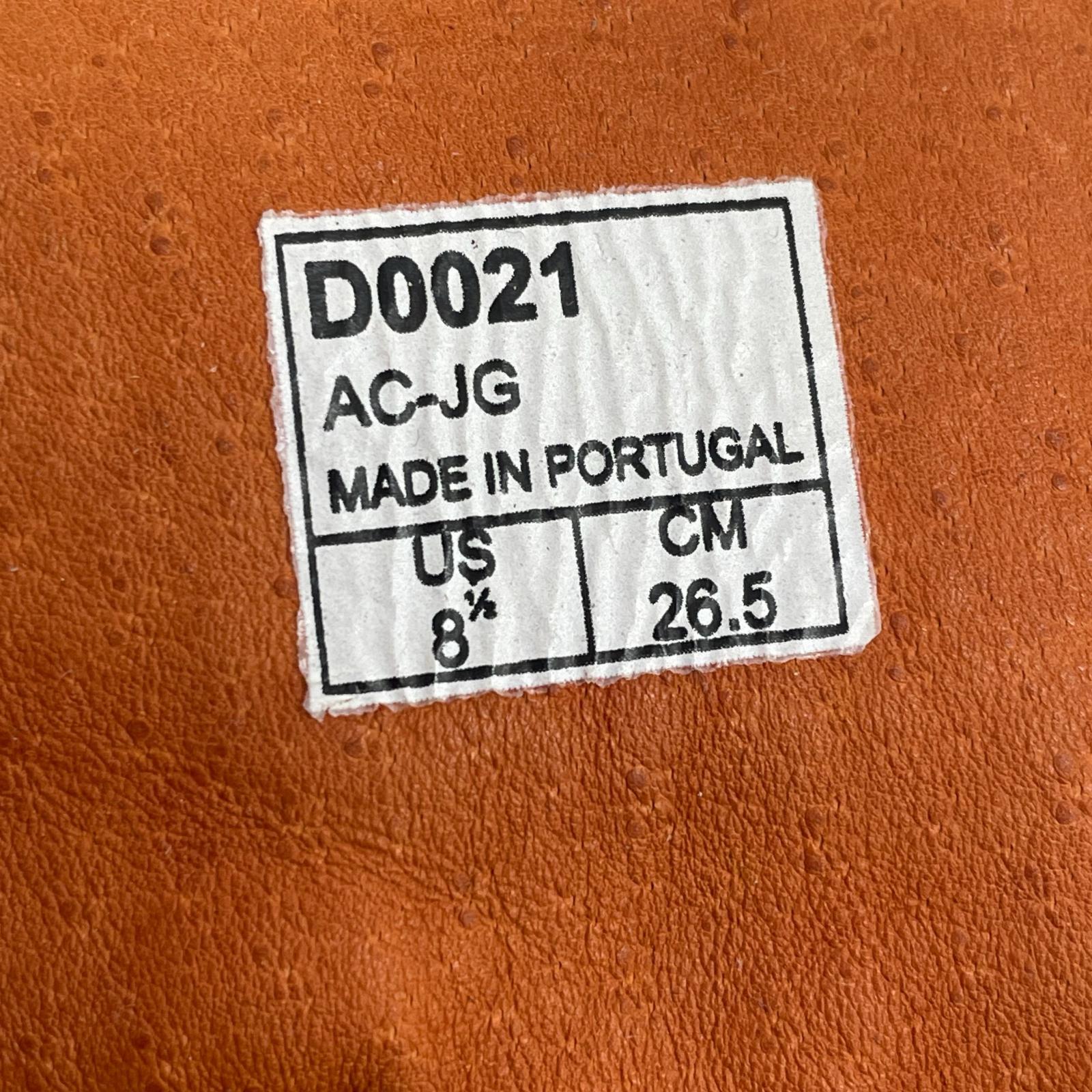 ブーツ D0021 レースアップブーツ 26.5cm 26.5cm (US8 1/2 UK8 EU43) ブラウン