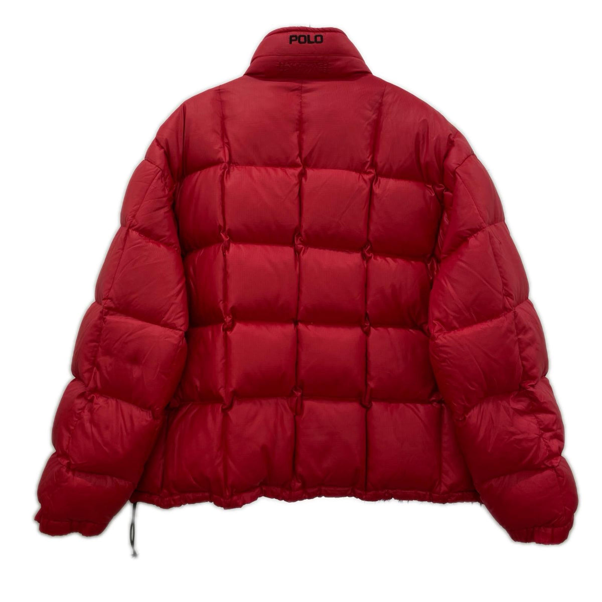 ダウンジャケット POLO SPORT フェザーダウン 赤 L L レッド
