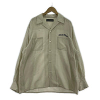 長袖シャツ WACKO MARIA 26SS 50'S SHIRT L/S TYPE-2 オープンカラーシャツ XL アイボリー
