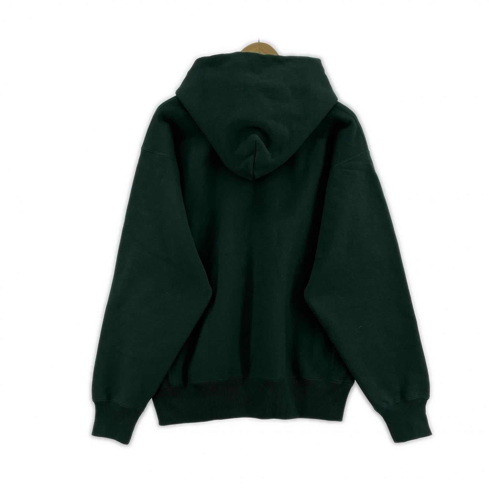 パーカー WACKO MARIA 26SS REVERSE WAVE HOODED SWEATSHIRT S 緑 S グリーン