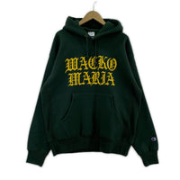 パーカー WACKO MARIA 26SS REVERSE WAVE HOODED SWEATSHIRT L 緑 L グリーン
