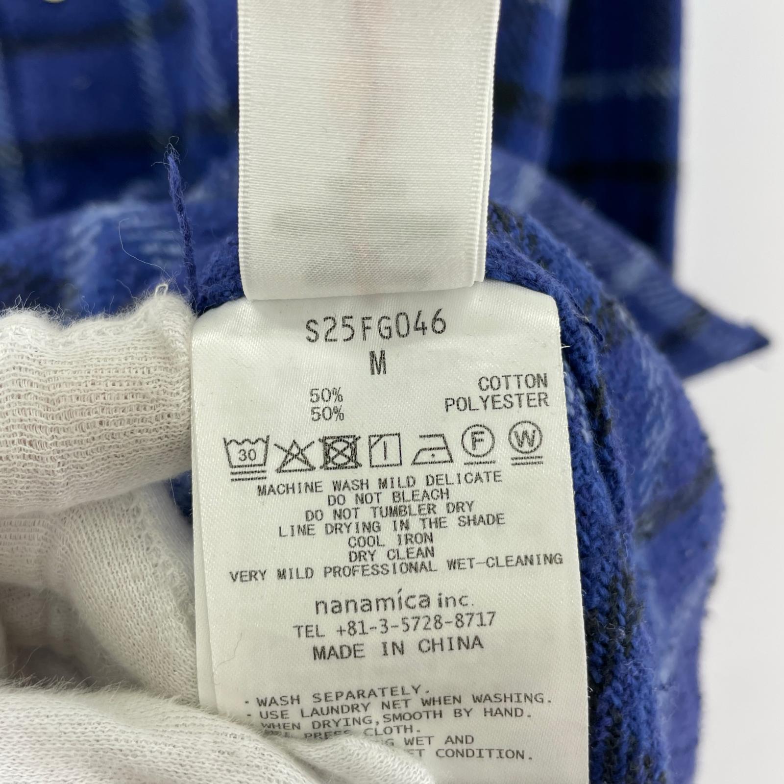 長袖シャツ 25FW Heavy Flannel Shirt NVY M ネイビー