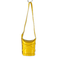 ショルダーバッグ Alexander McQueen The Curve バケットバッグ イエロー