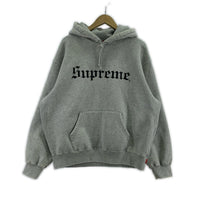パーカー Washed Old English Hooded Sweatshirt M M グレー