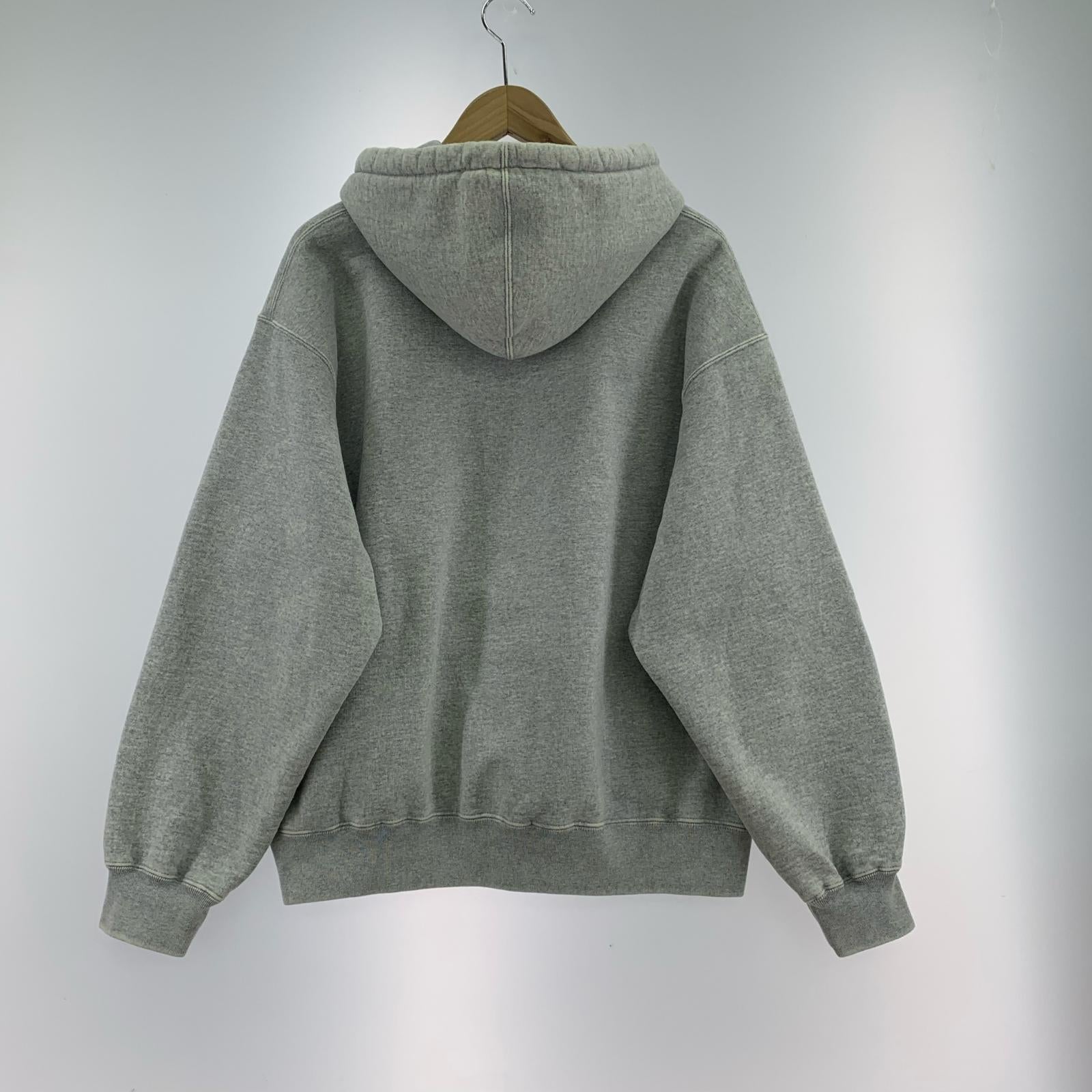 パーカー Washed Old English Hooded Sweatshirt M M グレー
