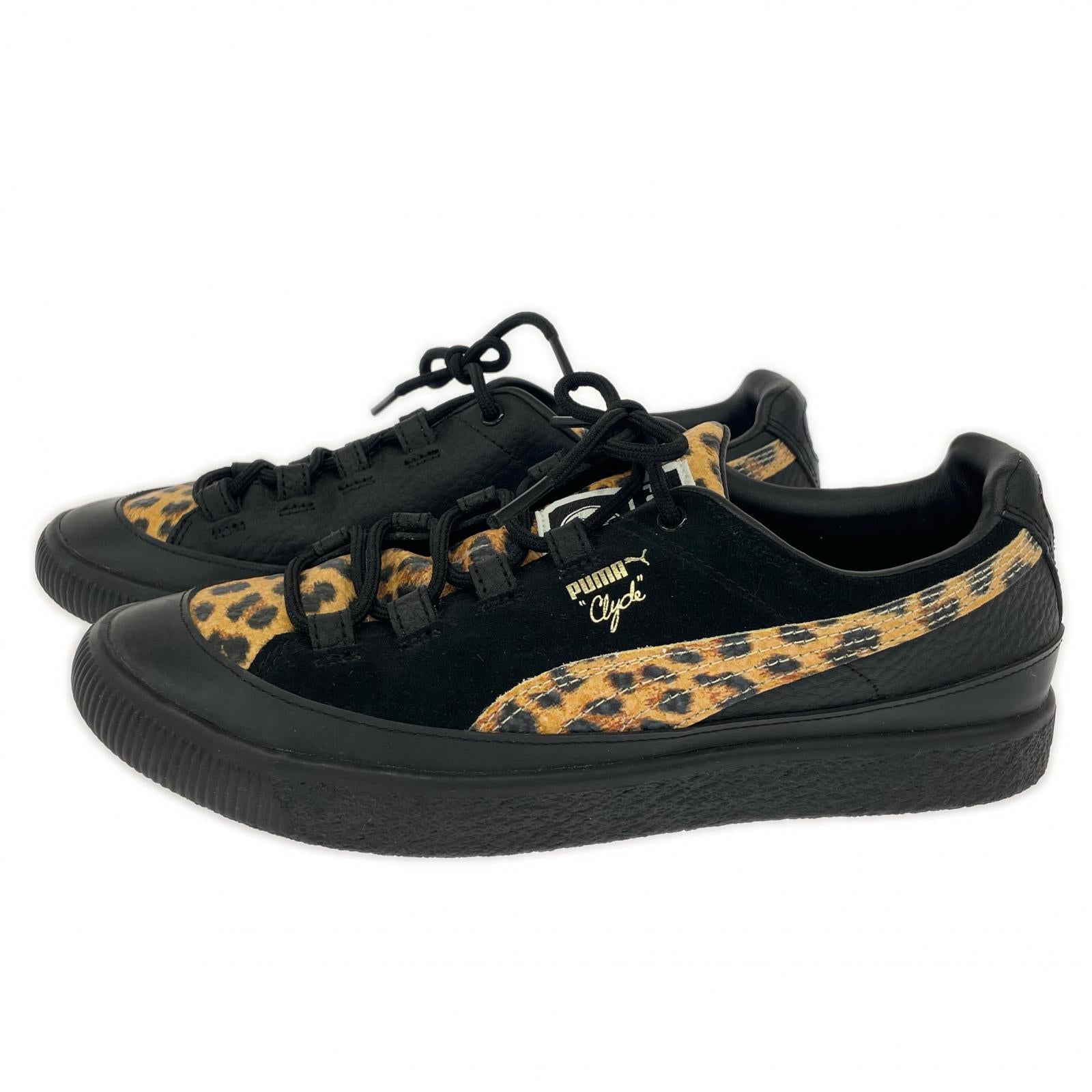 スニーカー PUMA×VOLCOM,BILLY‘S CRYDE RT レオパード (24.5) 24.5cm (US6 1/2 UK6 EU39) ブラック
