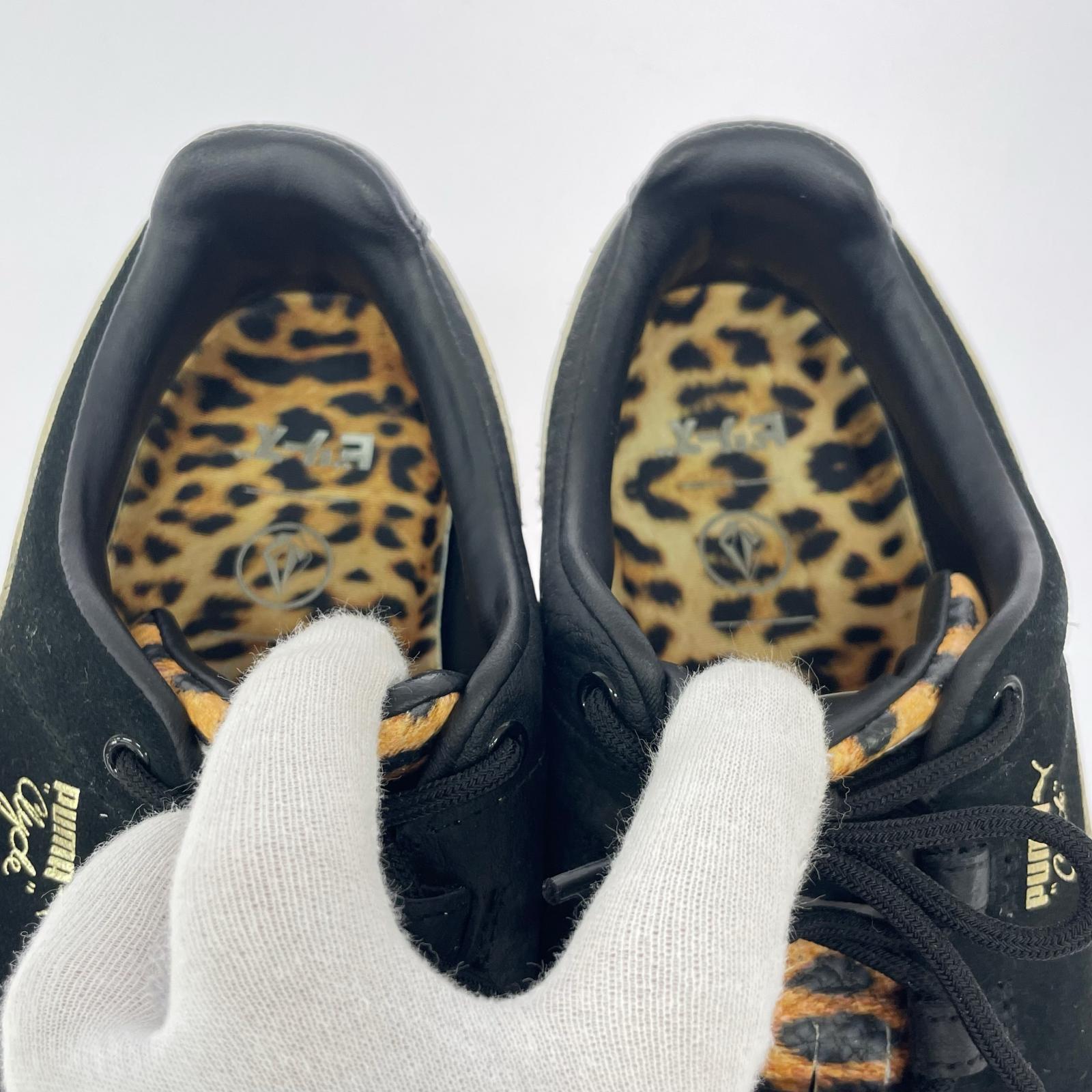 スニーカー PUMA×VOLCOM,BILLY‘S CRYDE RT レオパード (24.5) 24.5cm (US6 1/2 UK6 EU39) ブラック