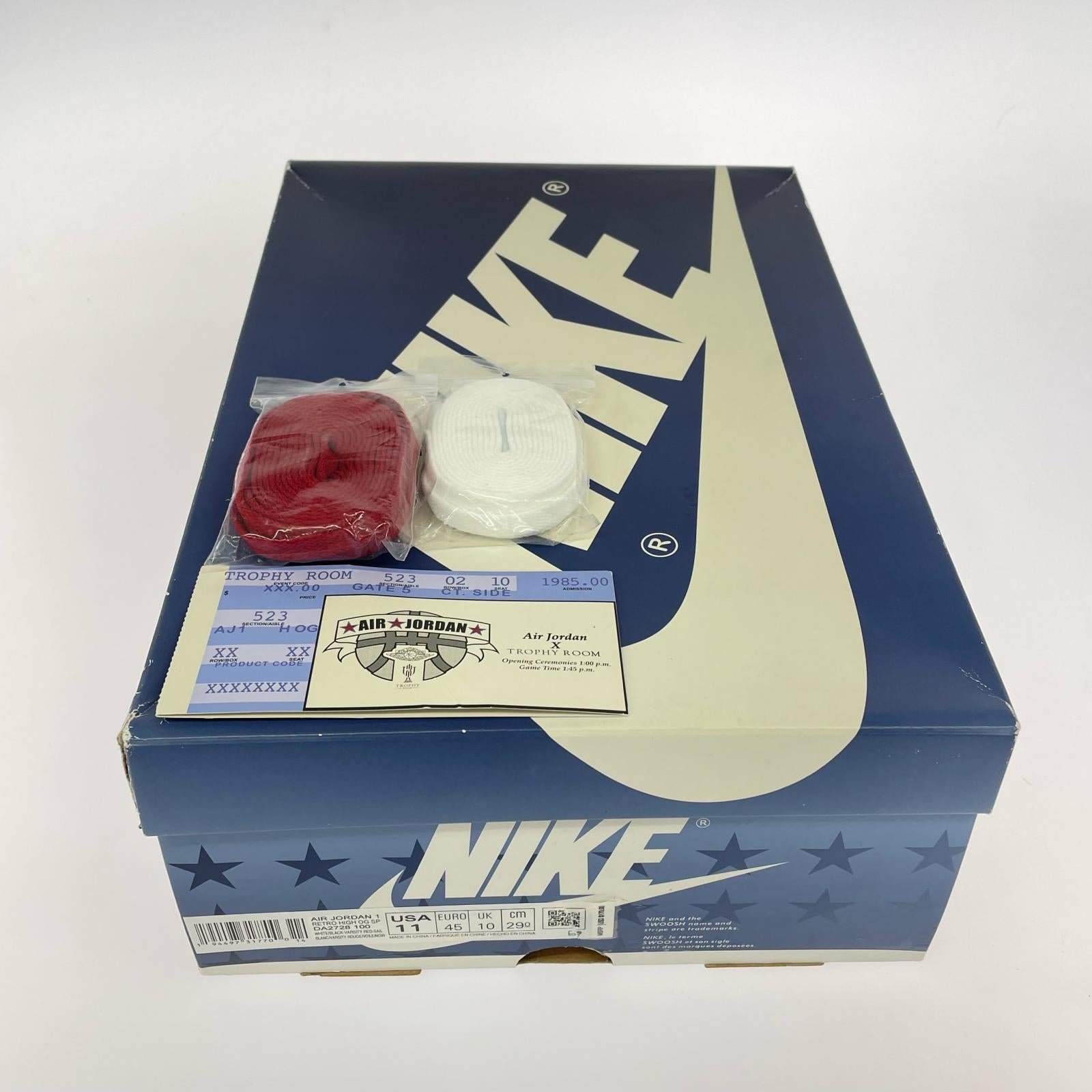 スニーカー Trophy Room × Nike Air Jordan 1 Retro High OG "Chicago"-29.0 29cm (US11 UK10 1/2 EU48) レッド