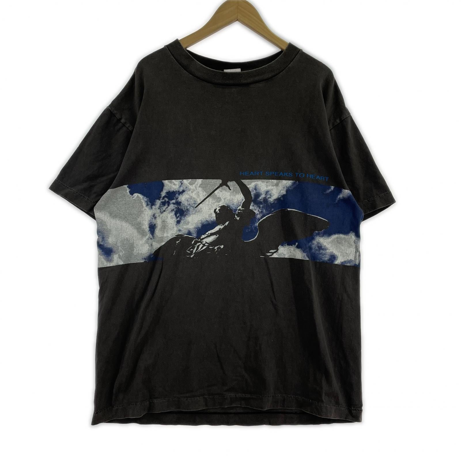 半袖Tシャツ 21ss HEART SPEAKS TO HEART Tee (XL) 黒 ブラック