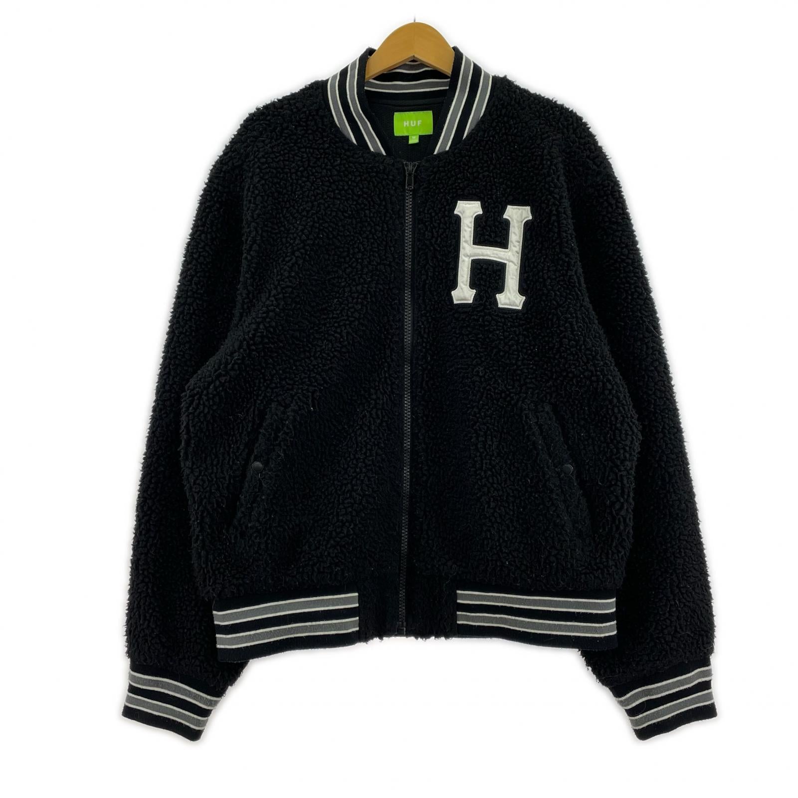 ブルゾン SHERPA VARSITY JACKET M ブラック