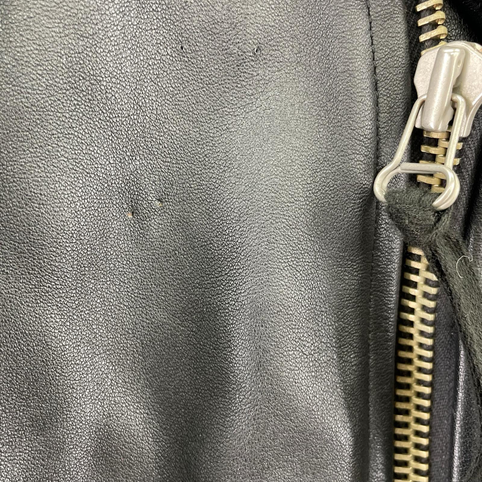 レザージャケット leather wear レザージャケット 36/ブラック ブラック