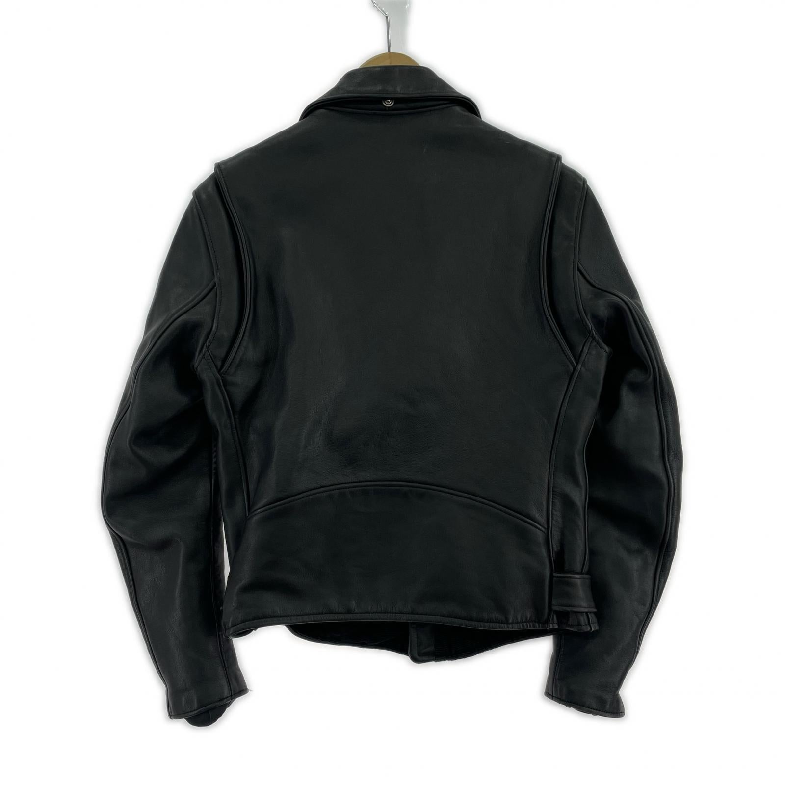 レザージャケット leather wear レザージャケット 36/ブラック ブラック