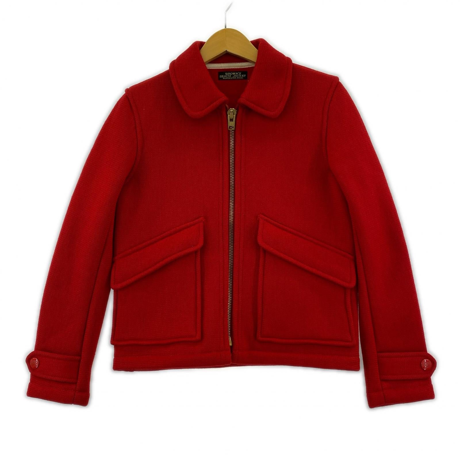 ジャケット BROWN'S BEACH JACKET/レッド レッド
