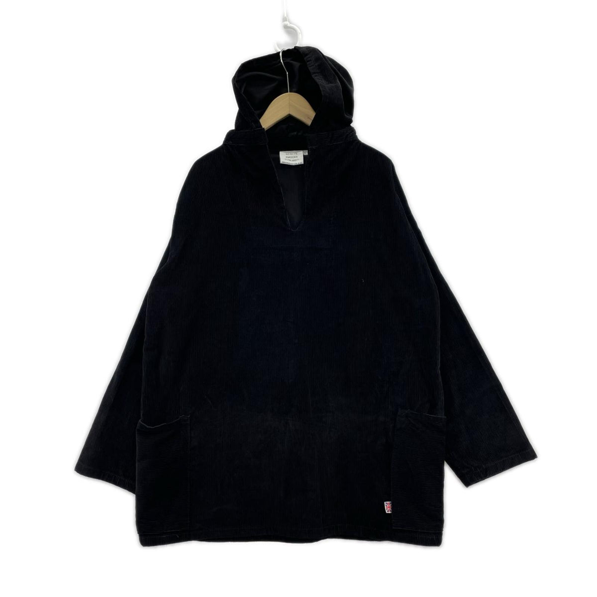 パーカー NEWLYN SMOCKS コーデュロイパーカー 黒 (L) L ブラック